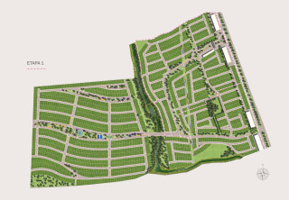  Plano Terrenos en Lagunillas - Distribución detallada 