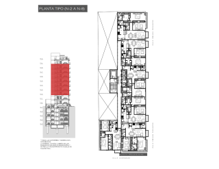  Plano Departamentos en Ampliación Granada - Distribución detallada 