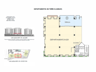  Plano Departamentos en Lomas de Vista Hermosa - Distribución detallada 