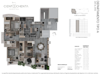  Plano Departamentos en Bosque Real - Distribución detallada 