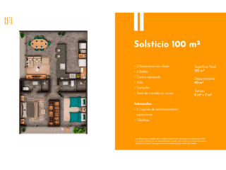  Plano Departamentos en La Vista Residencial - Distribución detallada 