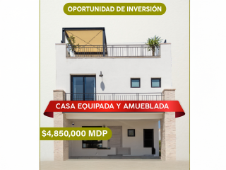 Zibatá, Casa Amueblada con Roof Garden | Ideal para Vivir o Invertir